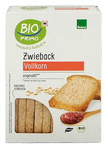 Bio Primo Zwieback Vollkorn, Bioland