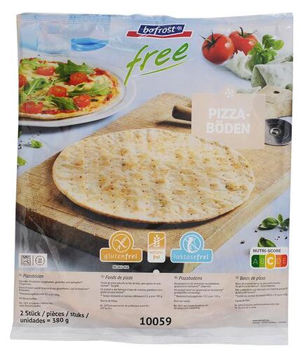 Bofrost Free Pizzaböden, 2 Stück, glutenfrei