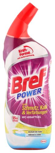 Bref Power gegen Schmutz, Kalk & Verfärbungen WC-Kraftgel