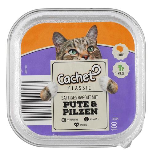 Cachet Classic Saftiges Ragout mit Pute & Pilzen