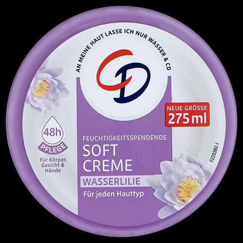 CD Feuchtigkeitsspendende Soft Creme Wasserlilie