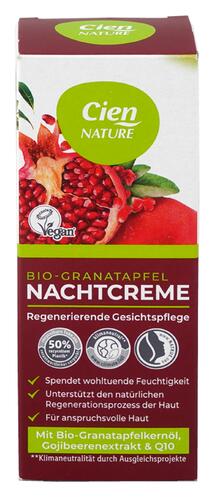 Cien Nature Bio-Granatapfel Nachtcreme