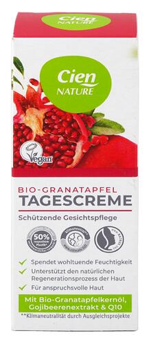 Cien Nature Tagescreme Bio-Granatapfel