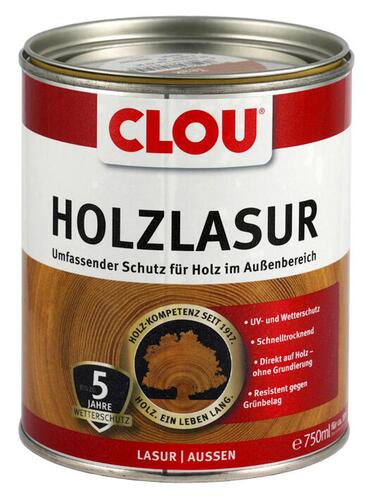 Clou Holzlasur außen, Teak