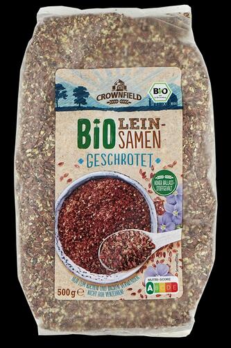 Crownfield Bio Leinsamen geschrotet