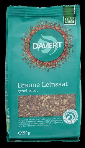 Davert Braune Leinsaat geschrotet