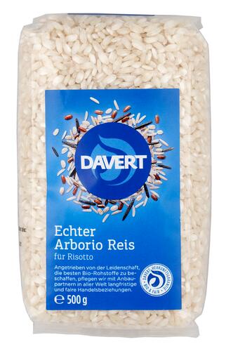 Davert Echter Arborio Reis weiß