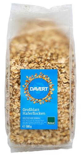 Davert Großblatt Haferflocken, Bioland