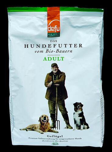 Defu Das Hundefutter vom Bio-Bauern Adult Gelfügel 