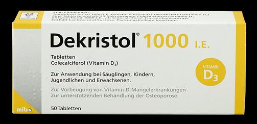 Dekristol 1000 I.E. Vitamin D3, Tabletten