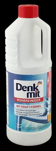 Denk mit Rohrreiniger