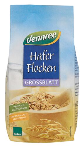 Dennree Haferflocken Grossblatt, Bioland