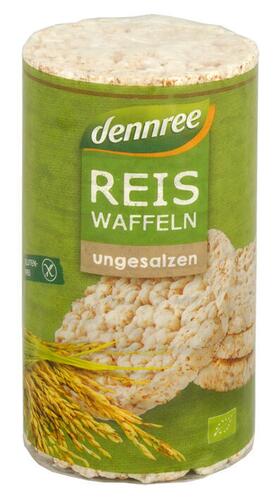 Dennree Reis Waffeln ungesalzen, Bio