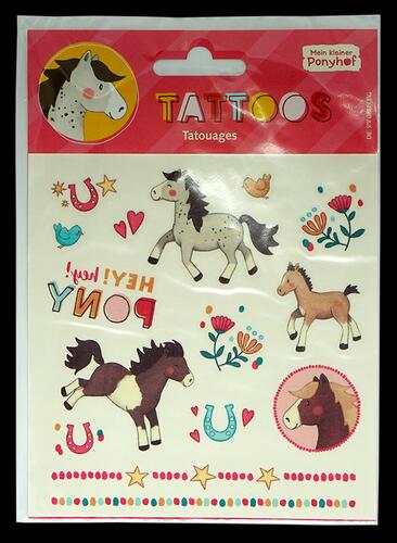 Die Spiegelburg Mein kleiner Ponyhof Tattoos, 1 Bogen