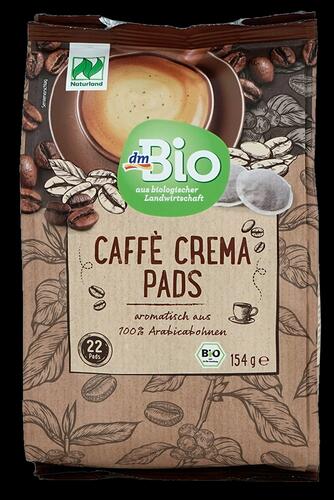 Dm Bio Caffè Crema Pads, Naturland, 22 Pads