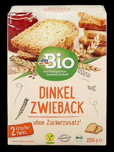 Dm Bio Dinkel Zwieback, Demeter