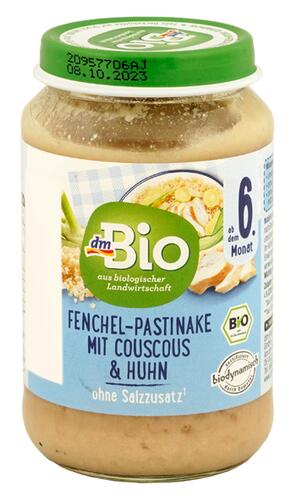 Dm Bio Fenchel-Pastinake mit Couscous & Huhn