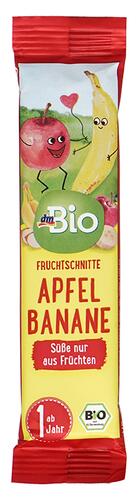 Dm Bio Fruchtschnitte Apfel Banane