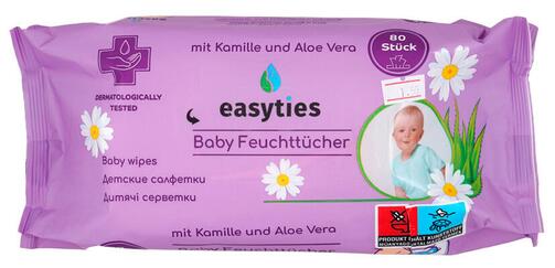 Easyties Baby Feuchttücher mit Kamille und Aloe Vera