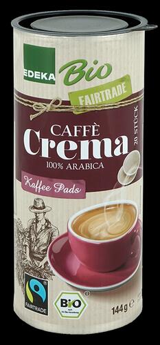 Edeka Bio Caffè Crema Kaffee Pads, 20 Pads