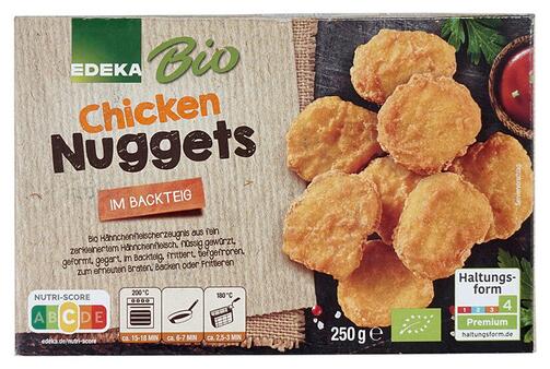 Edeka Bio Chicken Nuggets im Backteig