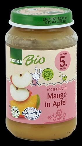 Edeka Bio Mango in Apfel, Demeter