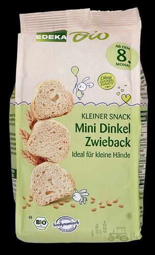 Edeka Bio Mini Dinkel Zwieback, Demeter