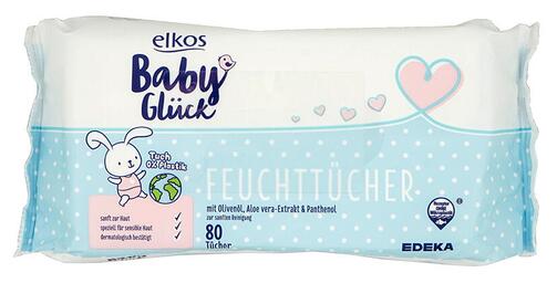 Elkos Baby Glück Feuchttücher, 2er Pack