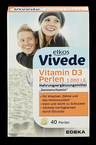 Elkos Vivede Vitamin D3 Perlen 1.000 I.E.