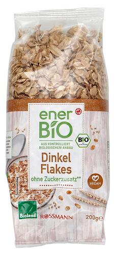 Ener Bio Dinkelflakes, ohne Zuckerzusatz, Bioland