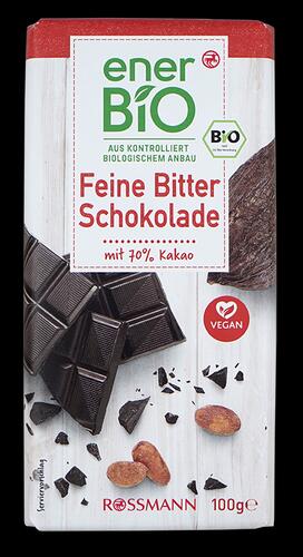 Ener Bio Feine Bitter Schokolade mit 70% Kakao