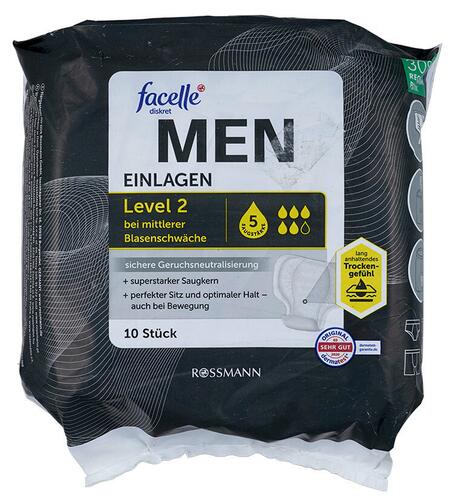 Facelle Diskret Men Einlagen Level 2