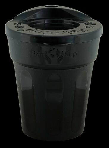 Faircup Mehrwegbecher 300 ml, schwarz