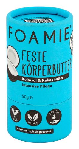 Foamie Feste Körperbutter Kokosöl & Kakaobutter