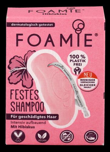 Foamie Festes Shampoo für geschädigtes Haar mit Hibiskus