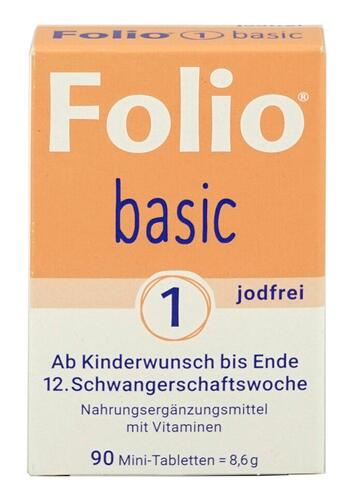 Folio 1 basic jodfrei, Mini-Tabletten