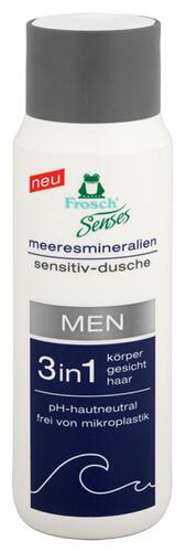 Frosch Senses Meeresmineralien Sensitiv-Dusche Men 3 in 1