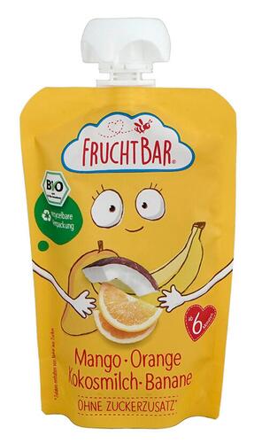 Fruchtbar Mango, Orange, Kokosmilch, Banane, Bio