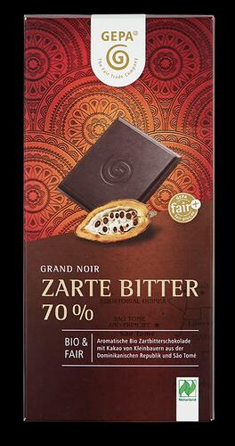 Gepa Grand Noir Zarte Bitter 70%, Naturland