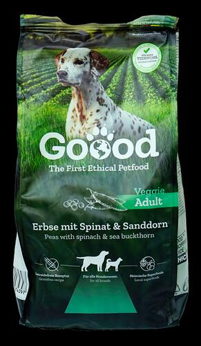 Goood Adult Veggie, Erbse mit Spinat & Sanddorn