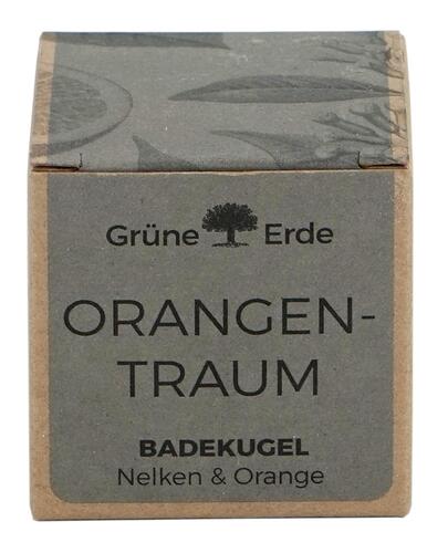 Grüne Erde Orangentraum Badekugel Nelken & Orange