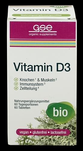 GSE Vitamin D3 Compact, Bio, Tabletten