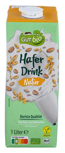 Gut Bio Hafer Drink Natur Barista Qualität