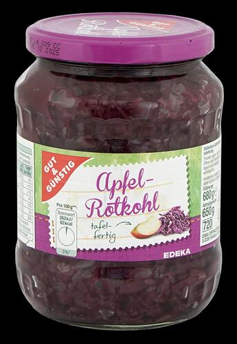 Gut & Günstig Apfel-Rotkohl