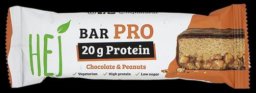 Hej Bar Pro 20 g Protein Chocolate & Peanuts, 34 % Protein