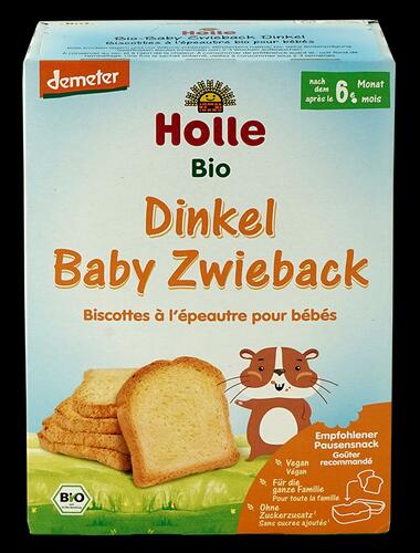 Holle Bio Dinkel Baby Zwieback, Demeter