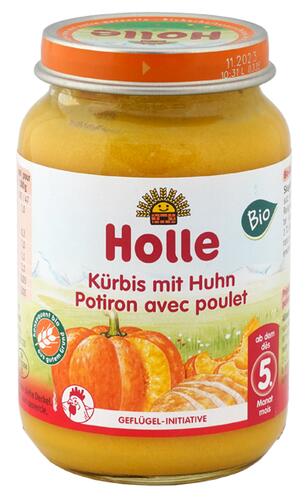 Holle Kürbis mit Huhn