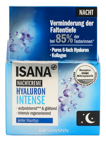 Isana Nachtcreme Hyaluron Intense