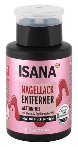 Isana Nagellackentferner Acetonfrei Biotin & Aprikosenkernöl