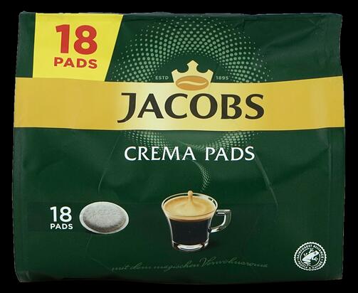 Jacobs Crema Pads, 18 Pads